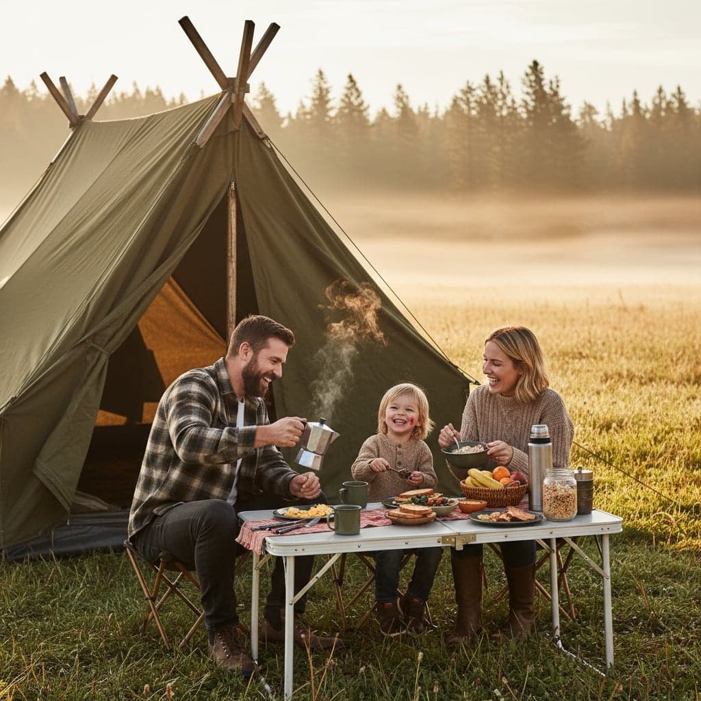 Family Camp Breakfast That Does Not Melt Down